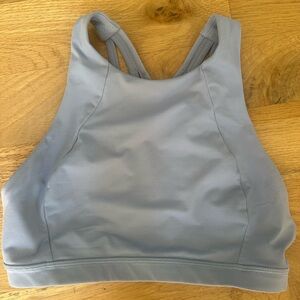 Lululemon Athletica High Neck Sports Bra - Soft Blue